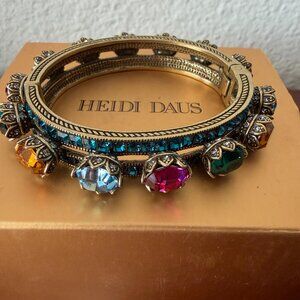 NIB HEIDI DAUS "The Jewel & Crown" Bracelet